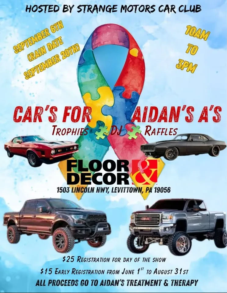 Second Anual Car's For Aidan's A's