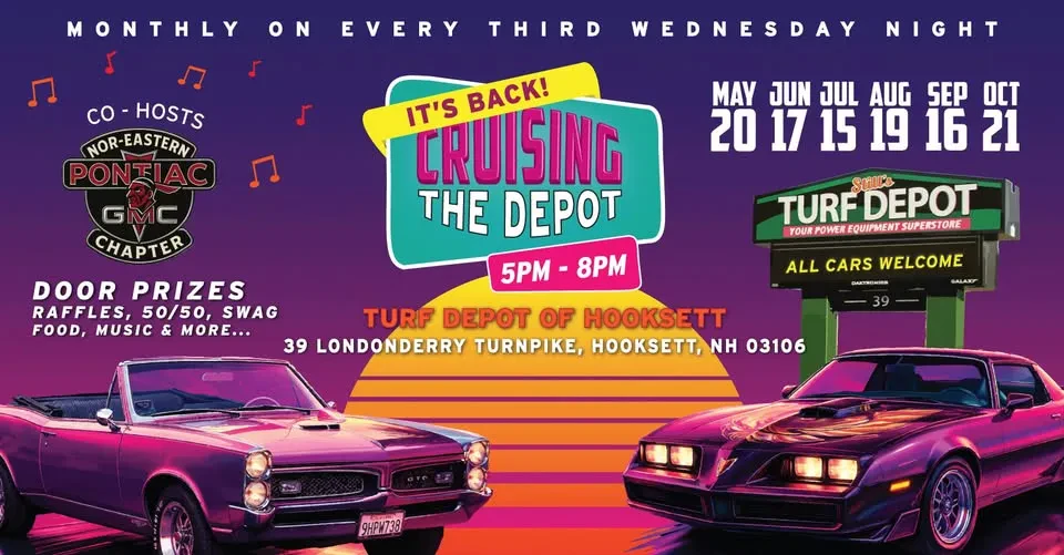 Cruising The Depot - Classic Car Show!