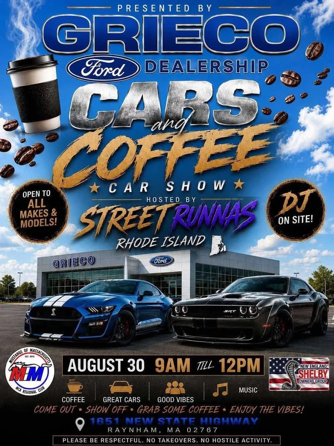 Grieco Ford Cars and Coffee Car Show