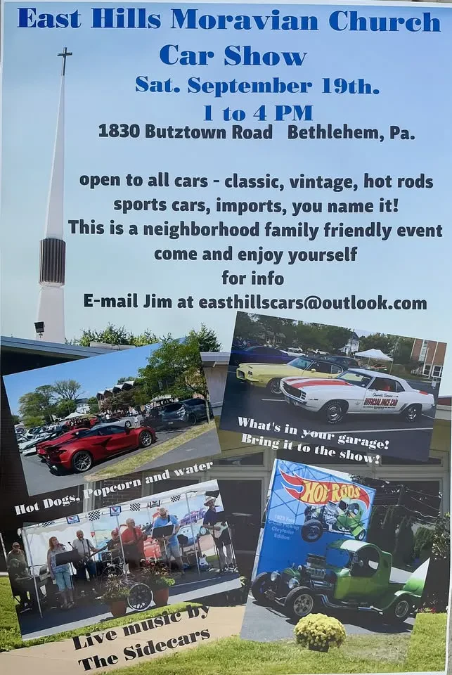 5th Annual East Hills Moravian Church Car Show