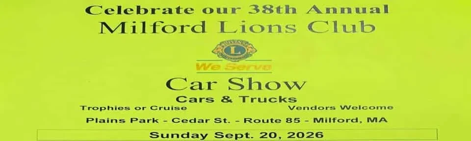 Milford Lions 38th Annual Car Show