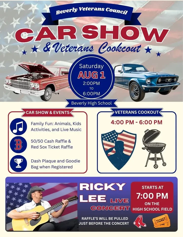 Car Show, Veteran Cookout and Live Concert with Ricky Lee