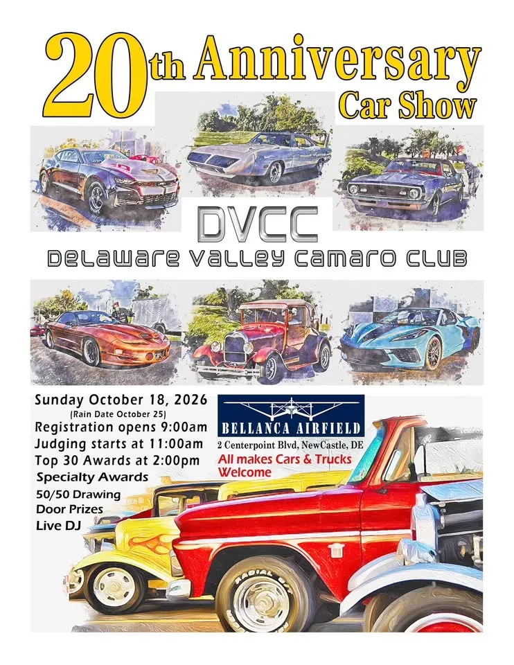 20th Anniversary DVCC Car Show