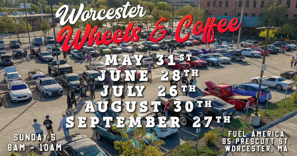 Worcester Wheels and Coffee-August Sponsored by Rob's Automotive