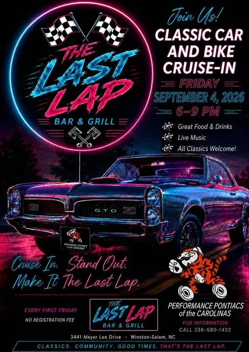 The Last Lap Classic Car and Bike Cruise-In