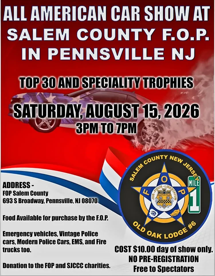 Salem County FOP All American Car Show