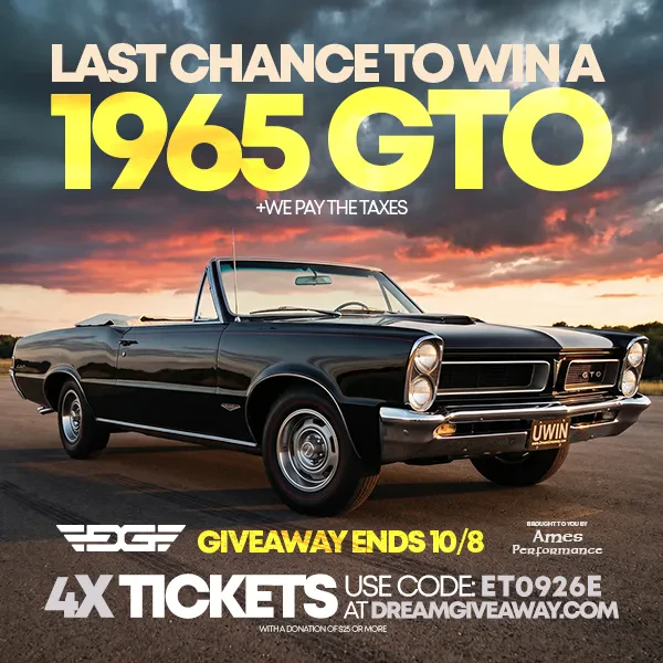 GTO Dream Giveaway
