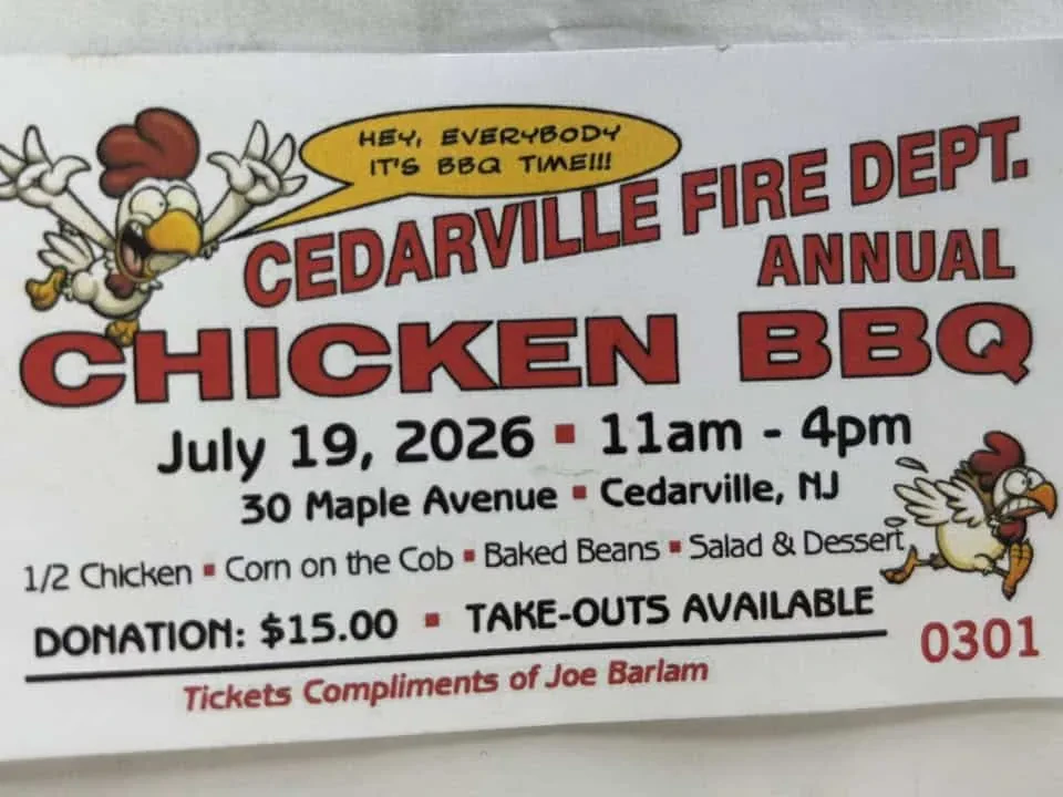 CEDARVILLE FIRE DEPT CHICKEN BBQ & CAR SHOW