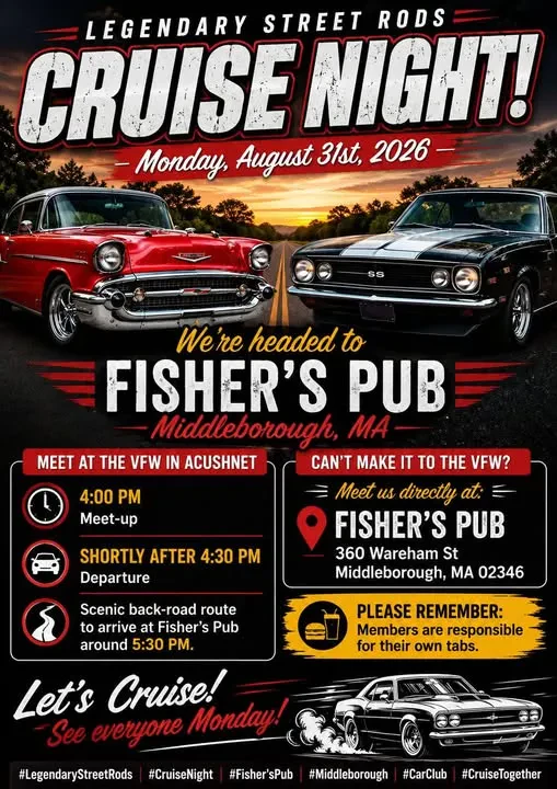 Legendary Street Rods Cruise Night