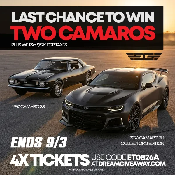 Camaro Dream Giveaway