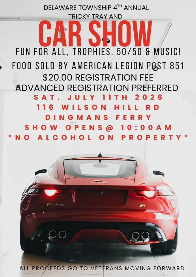 Delaware Township 4th Annual Tricky Tray and Car show