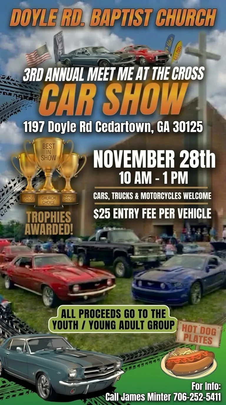 3rd Annual Meet Me At The Cross Car Show