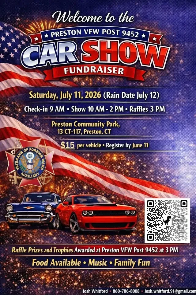 First Annual Preston VFW Car Show Fundraiser