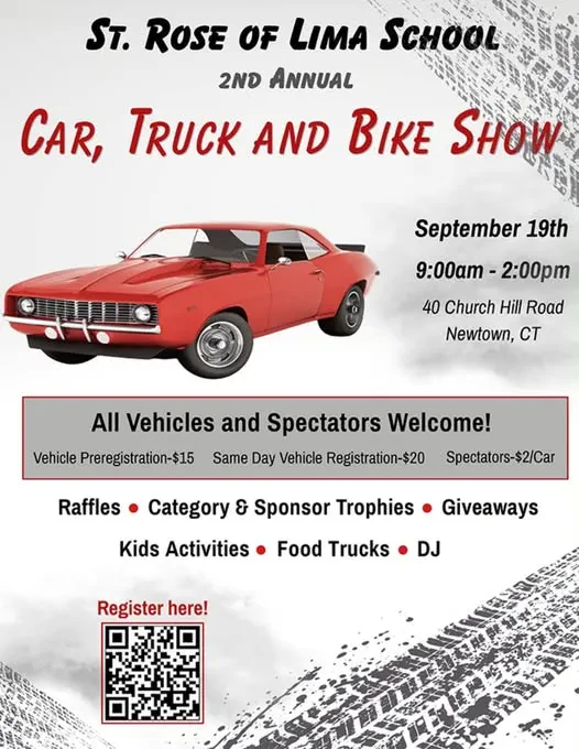 St. Rose of Lima School 2nd Annual Car, Truck and Bike Show
