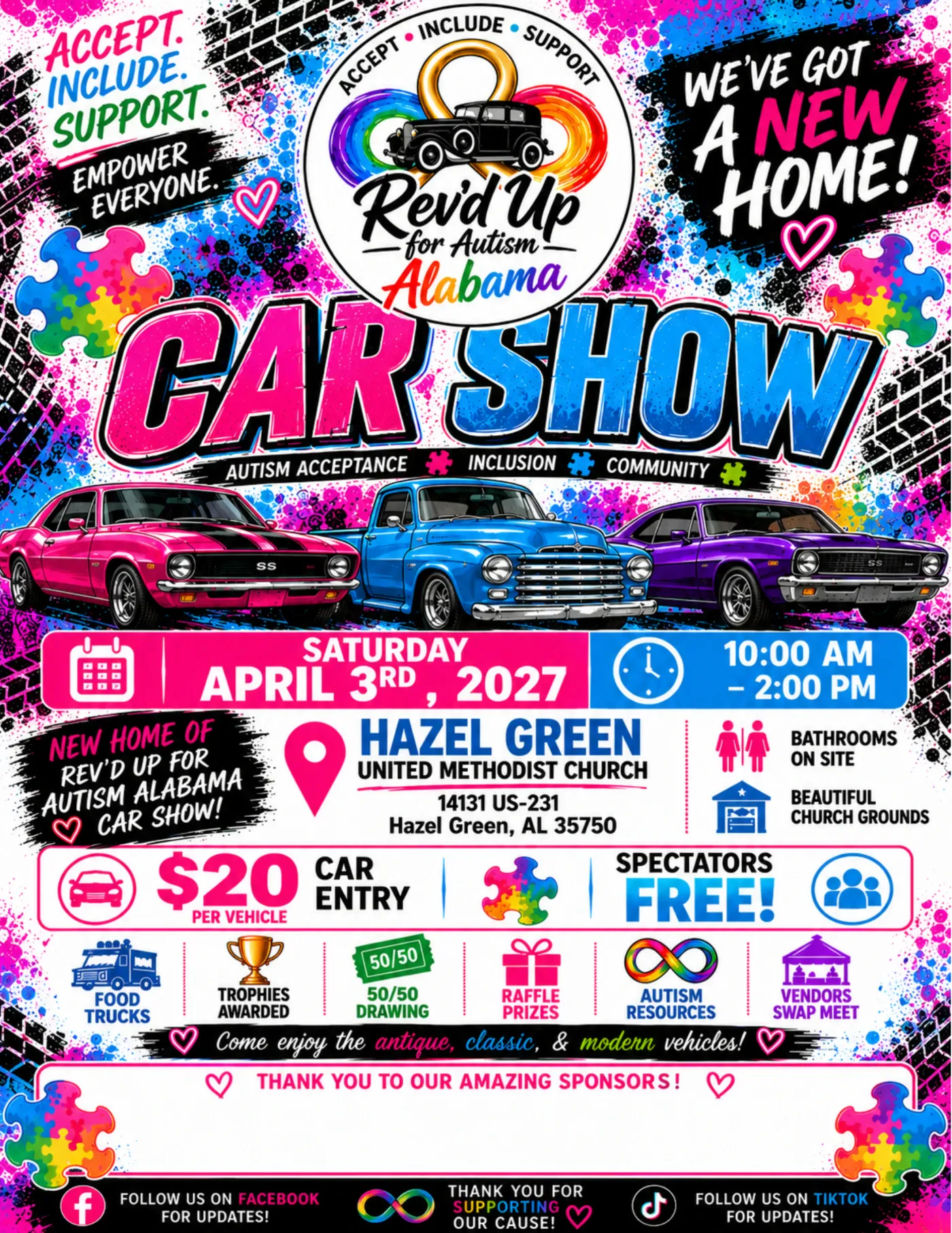 Rev'd Up for Autism Alabama Car Show