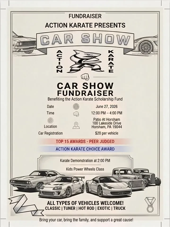 Action Karate Horsham Presents: ASF Car Show @ The Patio