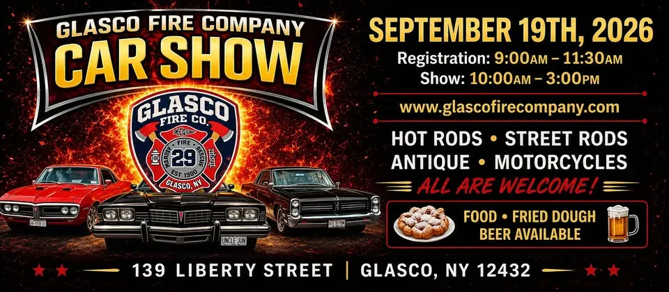 Glasco Fire Company 1st Annual Car Show