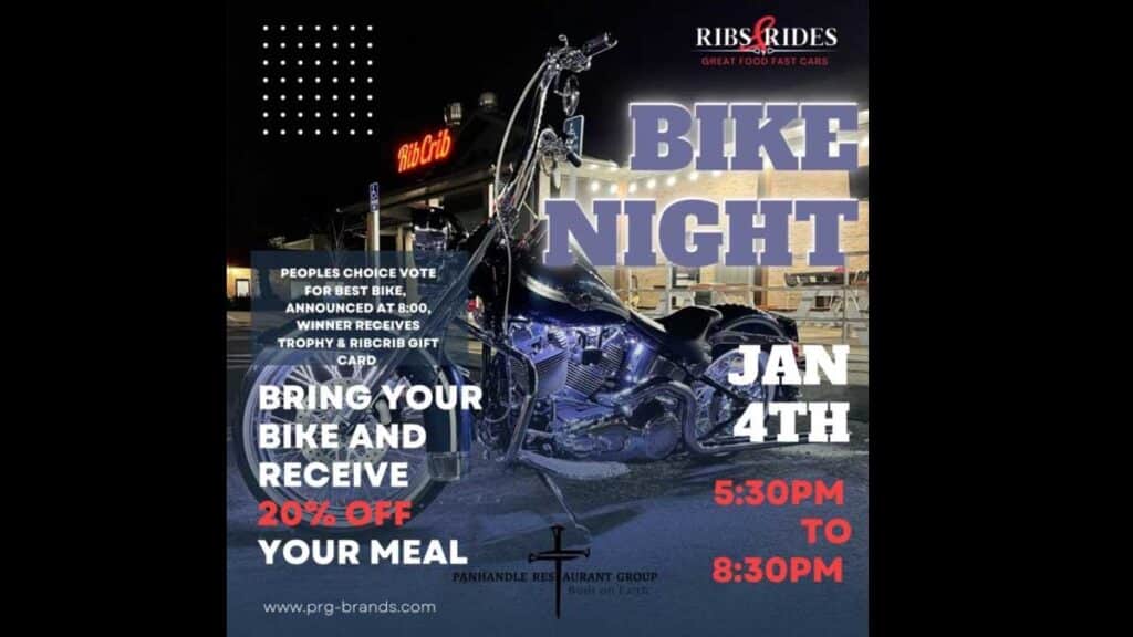 Rib Crib Bike Night Cars and Coffee Events