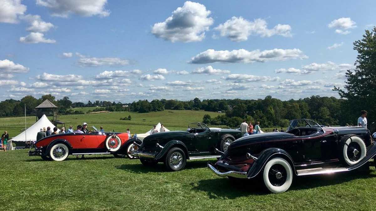 Radnor Hunt Concours d'Elegance Cars and Coffee Events