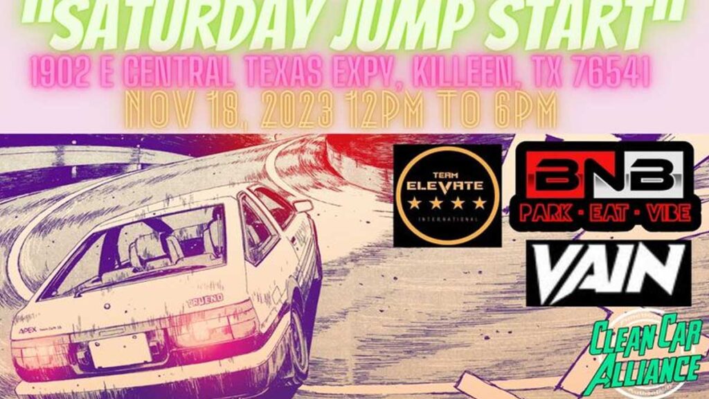 Saturday Jump Start Cars and Coffee Events