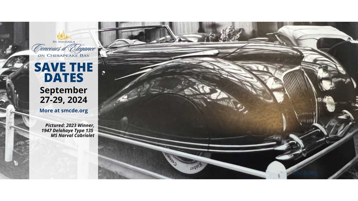 St Michaels Concours d'Elegance Cars and Coffee Events