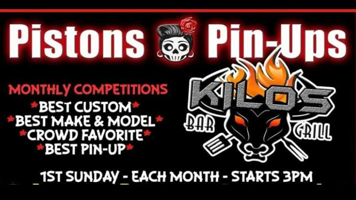 Pistons and Pinups Cars and Coffee Events
