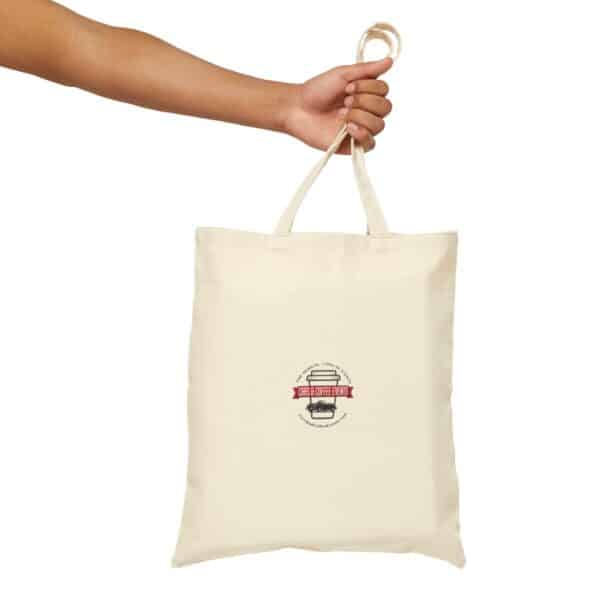 Cars And Coffee Events Cotton Canvas Tote Bag w/Logo - Image 4