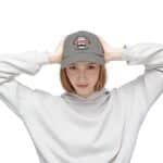 Cars And Coffee Events Unisex Distressed Cap w/ Logo - Image 23
