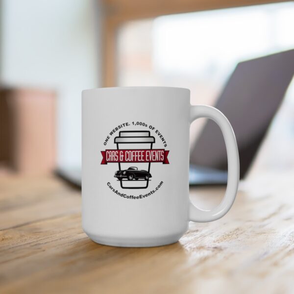 Cars and Coffee Events Ceramic Coffee Mug (11oz, 15oz) - Image 9
