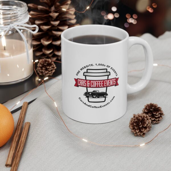 Cars and Coffee Events Ceramic Coffee Mug (11oz, 15oz) - Image 3