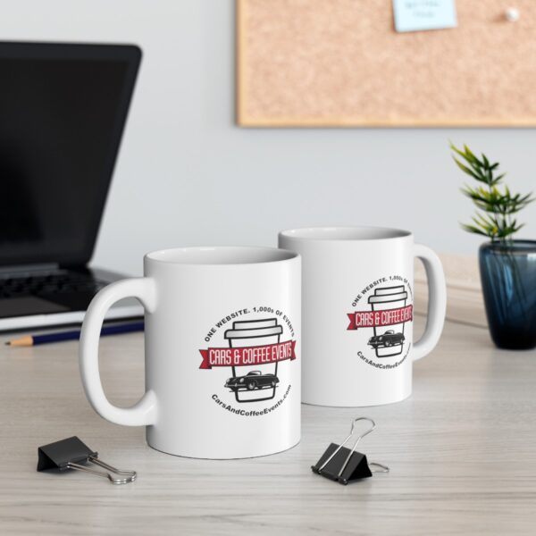 Cars and Coffee Events Ceramic Coffee Mug (11oz, 15oz) - Image 4
