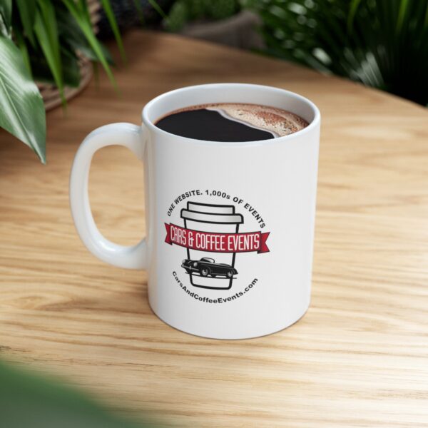 Cars and Coffee Events Ceramic Coffee Mug (11oz, 15oz) - Image 5