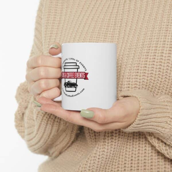 Cars and Coffee Events Ceramic Coffee Mug (11oz, 15oz) - Image 7